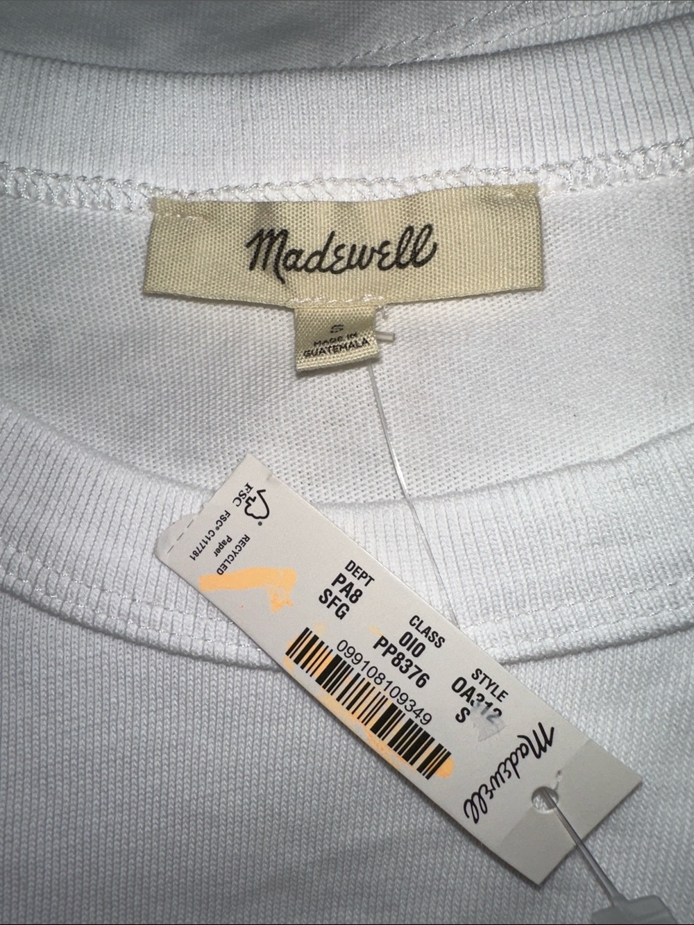 Madewell The Relaxed Crewneck Tee- '64 Graphic and Sleeve Stripes - Picture 8 of 9